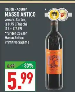 Marktkauf Masso antico primitivo salento Angebot