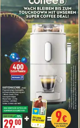 Marktkauf Coffee b kaffeemaschine globe Angebot