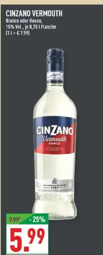 Marktkauf Cinzano vermouth bianco Angebot