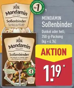 Aldi Nord MONDAMIN Soßenbinder Angebot