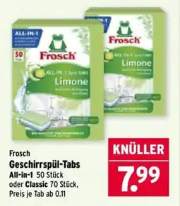 Wasgau Frosch Geschirrspül-Tabs All-in-1. Angebot