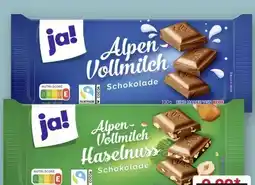 REWE Center ja! Schokolade Angebot