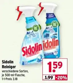 Wasgau Sidolin Reiniger Angebot