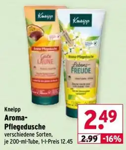 Wasgau Kneipp Aroma- Pflegedusche Angebot