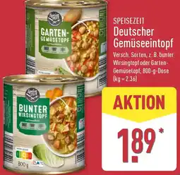 Aldi Nord SPEISEZEIT Deutscher Gemüseeintopf Angebot