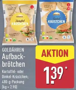 Aldi Nord GOLDÄHREN Aufbackbrötchen Angebot