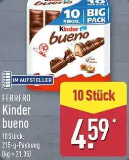 Aldi Nord FERRERO Kinder bueno Angebot