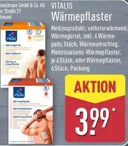 Aldi Nord Vitalis Wärmepflaster Angebot