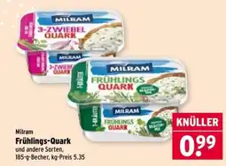 Wasgau Milram Frühlings-Quark Angebot