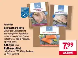 Wasgau Followfish Bio-Lachs-Filets, Kabeljau oder Rotbarschfilet Angebot