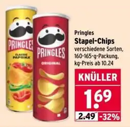 Wasgau Pringles Stapel-Chips Angebot