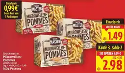 E-Center Snackmaster Mikrowellen Pommes Angebot