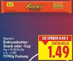 E-Center Reese's Erdnussbutter Snack oder -Cup Angebot