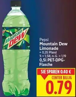 E-Center Pepsi Mountain Dew +Limonade Angebot