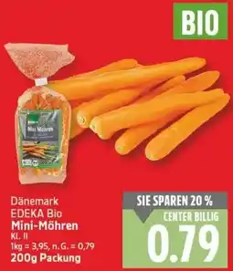 E-Center EDEKA Bio Mini-Möhren Angebot