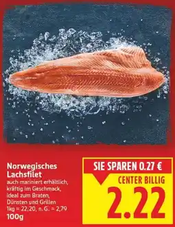E-Center Norwegisches Lachsfilet Angebot
