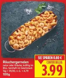 E-Center Räuchergarnelen Angebot
