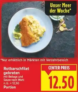 E-Center Rotbarschfilet gebraten Angebot