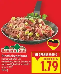 E-Center Bauern Gut Rindfleischpfanne Angebot