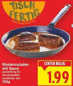 E-Center Rinderrouladen mit Sauce Angebot