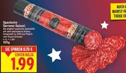 E-Center Spanische Serrano-Salami Angebot