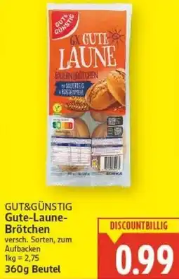 E-Center GUT&GÜNSTIG Gute-Laune Brötchen Angebot