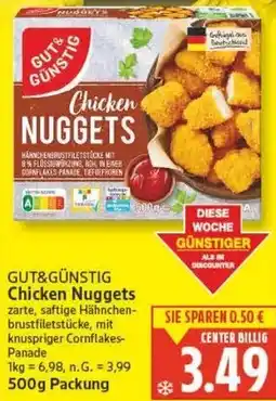 E-Center GUT&GÜNSTIG Chicken Nuggets Angebot
