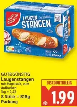 E-Center GUT&GÜNSTIG Laugenstangen Angebot
