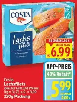 E-Center Costa Lachsfilets Angebot