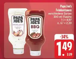 E-Center Papa joe's knoblauch feinkostsauce Angebot