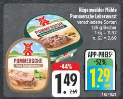 E-Center Rügenwalder mühle pommersche leberwurst Angebot