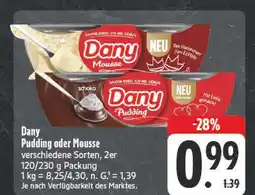 E-Center Dany pudding oder mousse Angebot