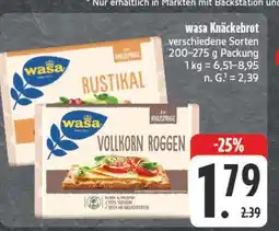 E-Center Wasa knäckebrot rustikal Angebot