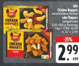 E-Center Iglo chicken nuggets Angebot
