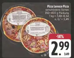 E-Center Pizza lorenzo pizza Angebot