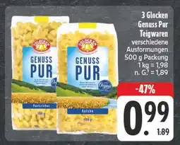 E-Center 3 glocken genuss pur teigwaren Angebot