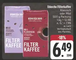 E-Center Eduscho filterkaffee klassisch Angebot