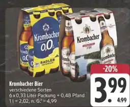 E-Center Krombacher 0.0 radler Angebot