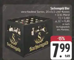 E-Center Sachsengold bier Angebot
