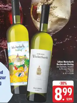 E-Center Schloss wackerbarth bacchus Angebot