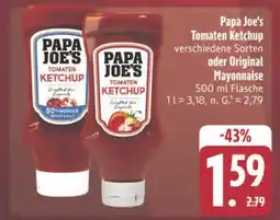 Edeka Papa joe's tomaten ketchup Angebot