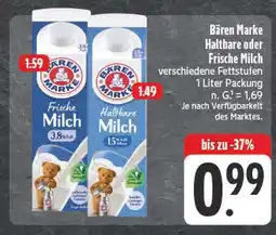 Edeka Bären marke frische milch Angebot