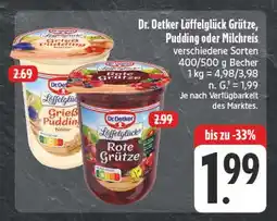 Edeka Dr. oetker löffelglück grütze Angebot