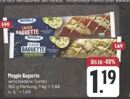 Edeka Meggle laugen baguette Angebot