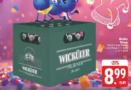 Edeka Wicküler pilsener Angebot