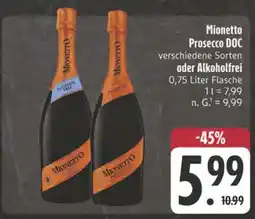 Edeka Mionetto prosecco doc Angebot
