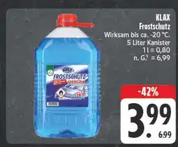 Edeka Klax frostschutz Angebot