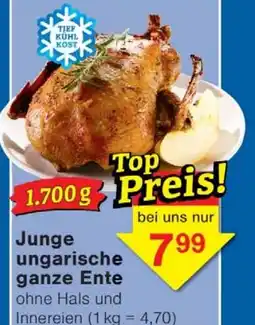 Wiglo Wunderland Junge ungarische ganze Ente Angebot
