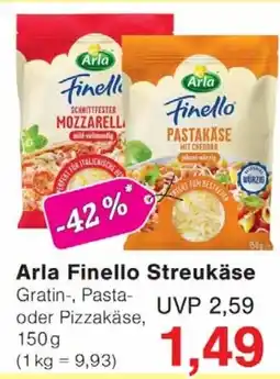Wiglo Wunderland Arla Finello Streukäse Angebot