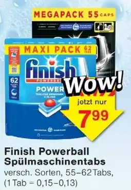 Wiglo Wunderland Finish Powerball Spülmaschinentabs Angebot